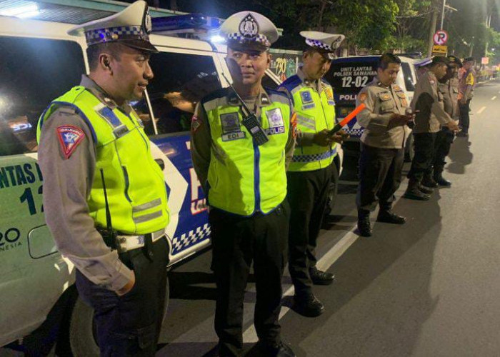 Gabungan Polsek Rayon 2 Tekan Kriminalitas Jelang Sahur