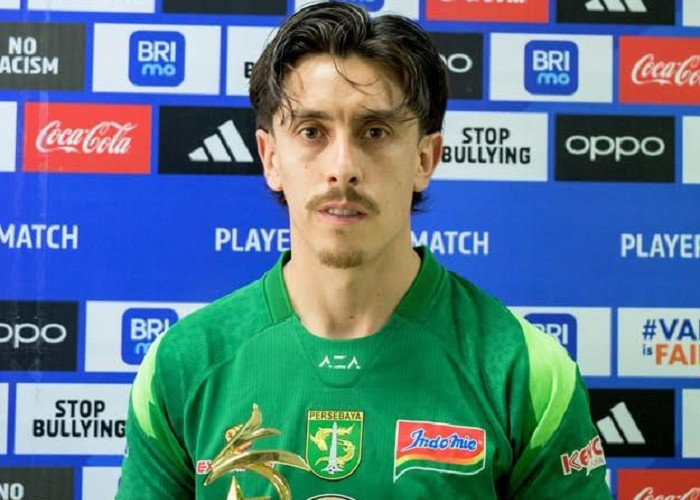 Gelandang Persebaya Francisco Rivera Masuk Jajaran Best XI Super League 2025/2026