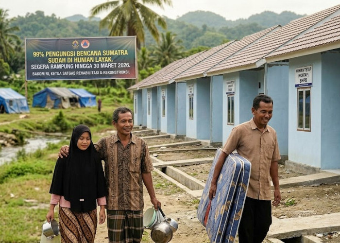 99 Persen Pengungsi Bencana Sumatra Sudah Tinggalkan Tenda Pengungsian, Kini Tinggal di Tempat Lebih Layak