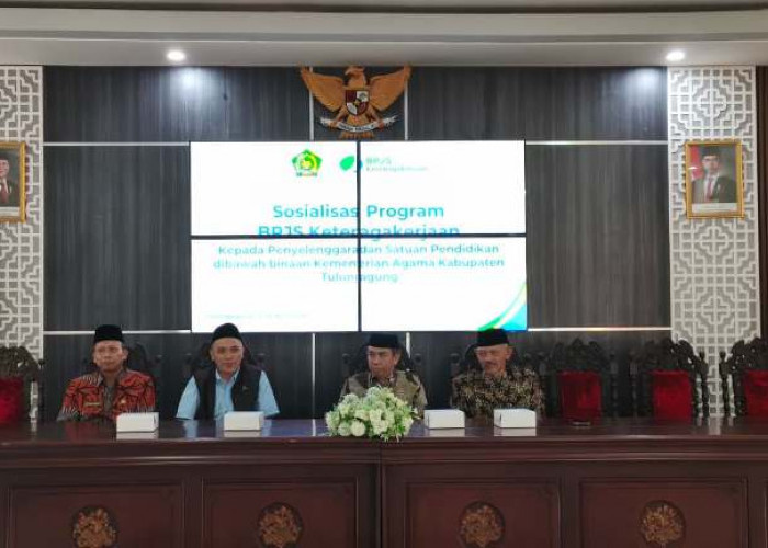 Kemenag Tulungagung dan BPJS Ketenagakerjaan Dorong Perlindungan Guru RA Hingga MA