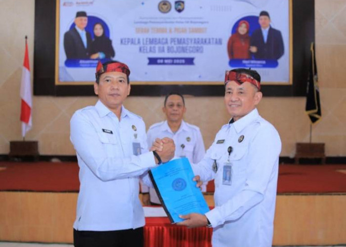 Sertijab Kalapas Bojonegoro: Hari Winarca Gantikan Alzuarman, Komitmen Perkuat Sinergi Pemasyarakatan