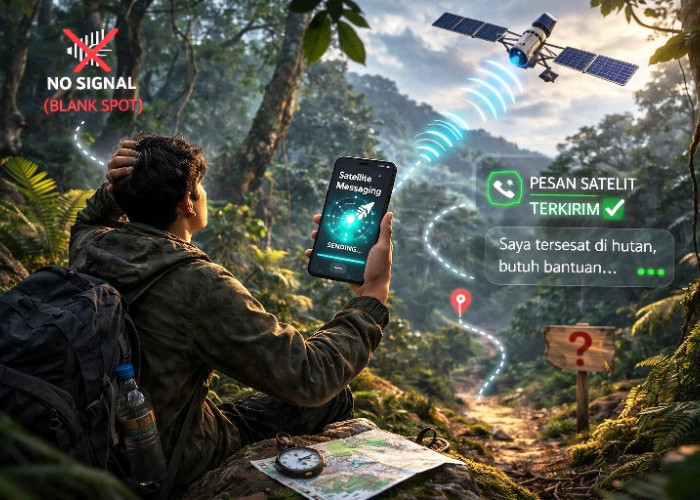 Update Fitur Pesan Satelit 2026 untuk Semua HP Android: Cara Kirim Pesan Darurat Saat Terjebak di Daerah Blank