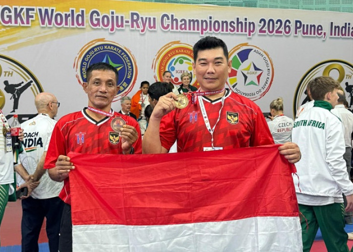 Harumkan Nama Indonesia di Kejuaraan Dunia, Arief Budi Prasetyo Raih Emas Goju-Ryu, Abdi Somat Sumbang Perungg