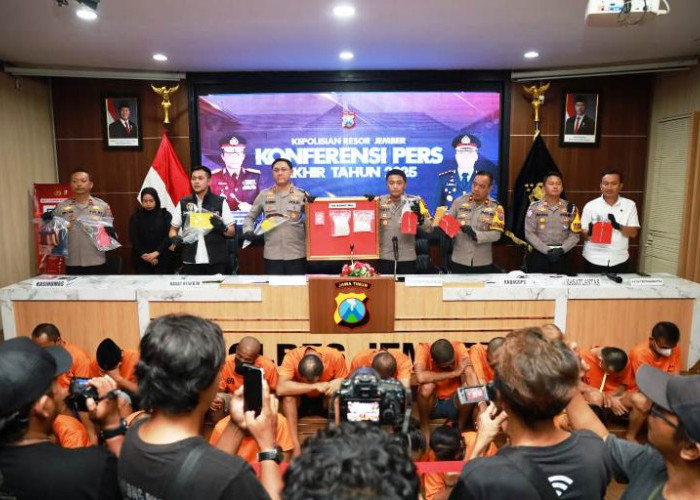 Crime Clearance Turun, Satreskoba Capai 100 Persen dalam Kinerja Polres Jember 2025