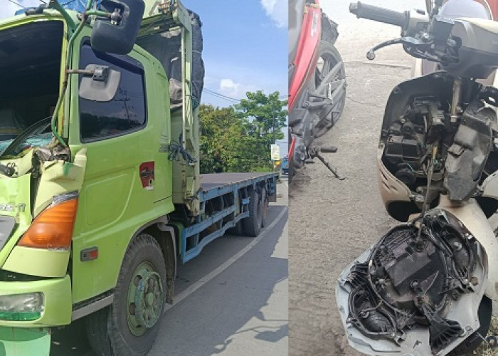 Kecelakaan Maut di Driyorejo Gresik, Truk Tronton Rem Blong Tewaskan Pemotor