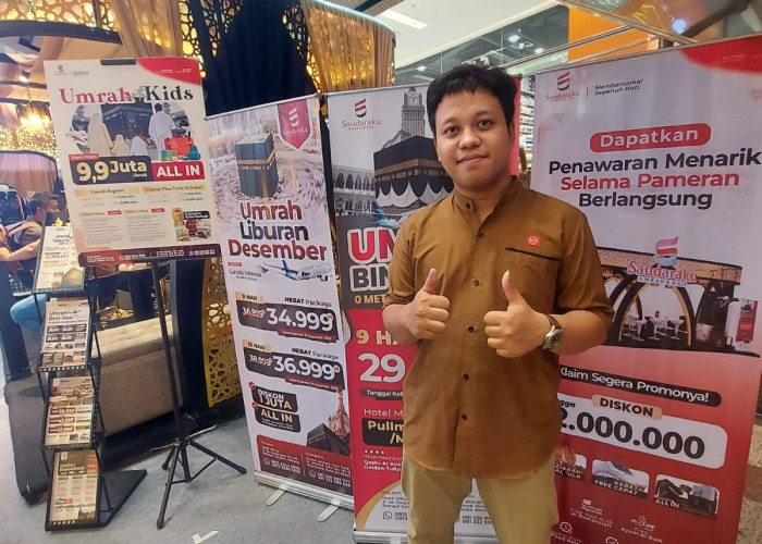 Curi Perhatian Pengunjung Memorandum Haji Umrah Expo, Musisi Muda Gosa Pernah Gitaran Bareng Ahmad Dhani
