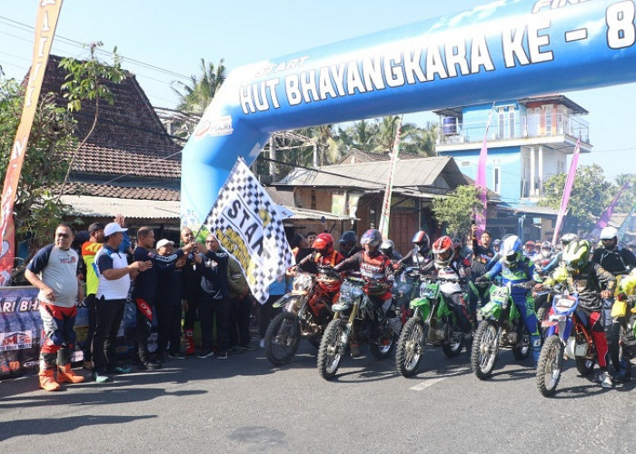Nine 9 Bhayangkara Adventure Trail di Blitar Pacu Adrenalin Ribuan Rider