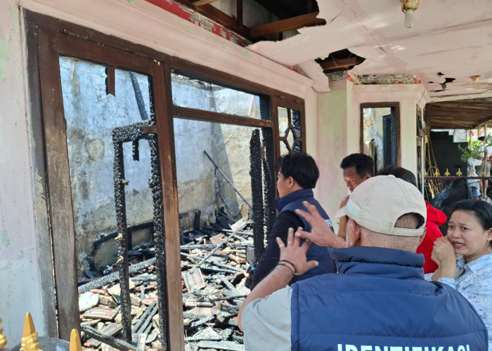 Rumah Warga Mandaran Dilalap Api, Pemilik Tertidur