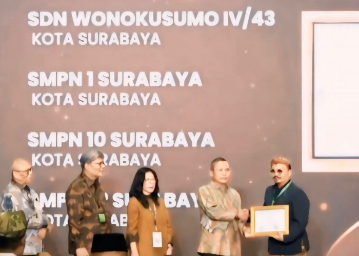 Wujudkan Lingkungan Sekolah Tetap Asri, SDN Wonokusumo IV Surabaya Diganjar Adiwiyata Nasional 2024