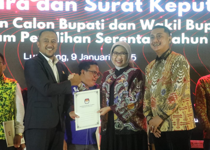 Rapat Pleno Terbuka KPU Tetapkan Bupati dan Wakil Bupati Lumajang Terpilih