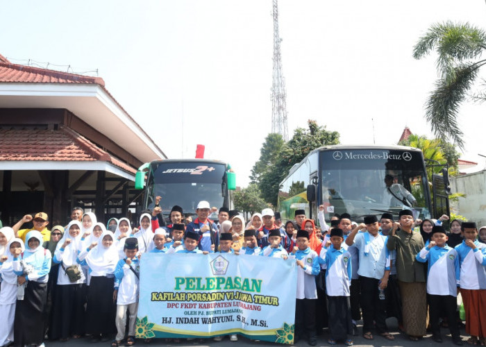 Pj Bupati Indah Wahyuni Lepas 41 Kafilah, Siap Harumkan Lumajang di Porsadin VI Jawa Timur