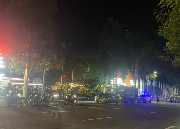 Polresta Banyuwangi Gelar Patroli Gabungan Skala Besar Jaga Kondusifitas Wilayah