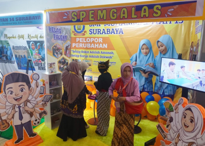 SMP Muhammadiyah 13 Surabaya Meriahkan Pameran Milad Muhammadiyah