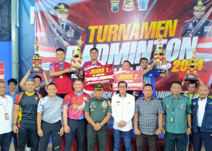 Tim Brimob Juarai Badminton Kapolresta Malang Kota Cup 2024