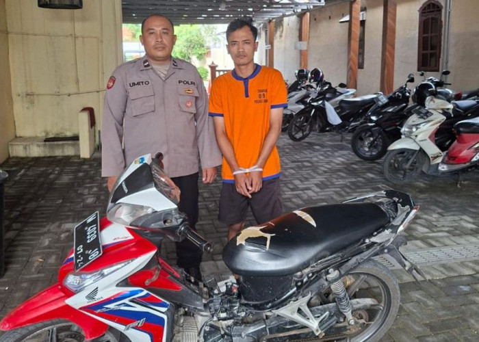 Polsek Menganti Gresik Tangkap Bandit Ranmor Asal Sidoarjo
