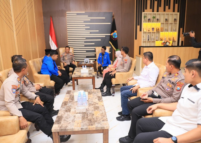 Kapolres Kediri Kota Buka Ruang Komunikasi dengan PMII, Dorong Mahasiswa Jadi Mitra Kamtibmas