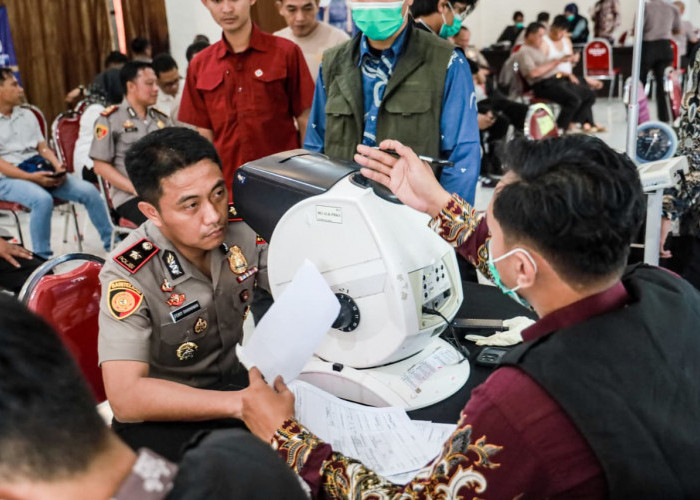 Pastikan Personel Tetap Prima Melayani, Polres Jember Gelar Cek Kesehatan Menyeluruh