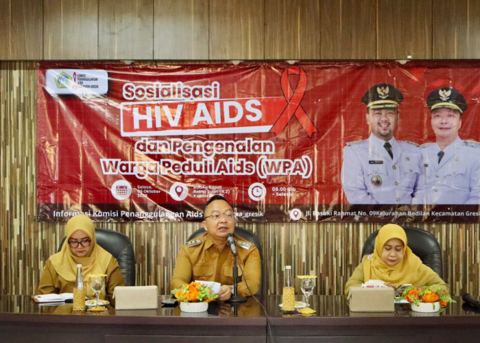 Wabup Gresik Ajak Masyarakat Aktif Tanggulangi HIV/AIDS tanpa Diskriminasi