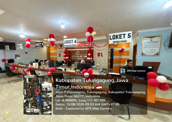 Program Pelataran, Urus Sertifikat Tanah Bisa Saat Akhir Pekan di Kantah ATR/BPN Tulungagung