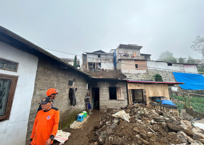 Tanah Longsor Tosari, Tiga Rumah Rusak Parah, Satu Warga Terluka