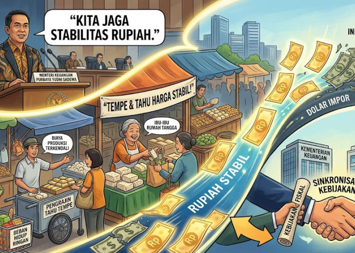 Lindungi Pengrajin Tahu Tempe hingga Ibu Rumah Tangga, Pemerintah Jaga Stabilitas Rupiah