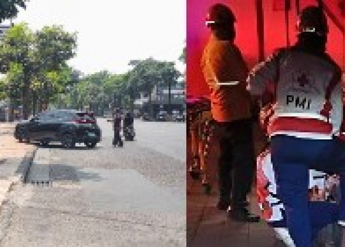 Tabrak Pohon Depan Hotel Santika, Wanita Gubeng Kritis Dilarikan ke RS Dr Soetomo