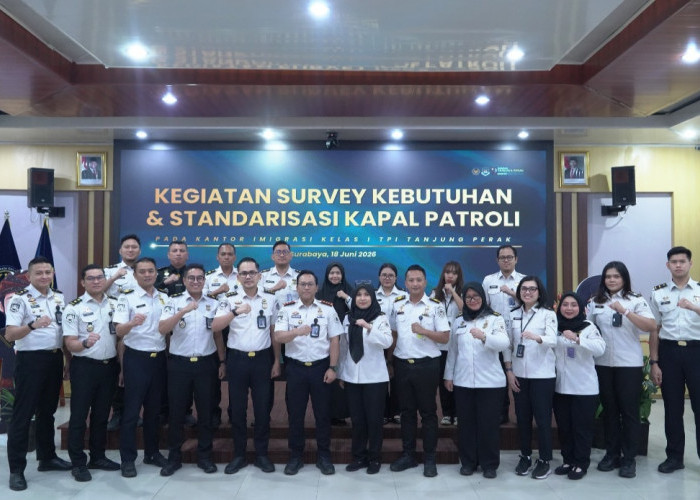 Perkuat Pengawasan Wilayah Perairan, Imigrasi Tanjung Perak Matangkan Standarisasi Kapal Patroli Keimigrasian