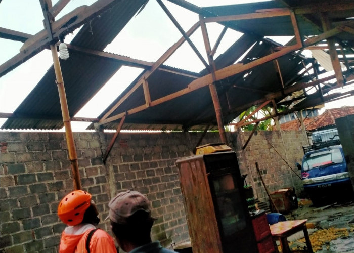 Diterjang Puting Beliung, 41 Rumah Warga Tulungagung Rusak