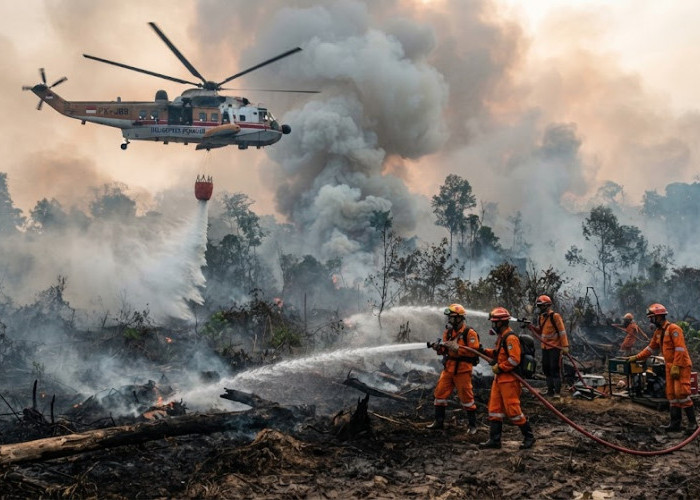 Halau Karhutla, Pemerintah Perkuat Pemantauan dan Penanganan Titik Panas di Kalimantan