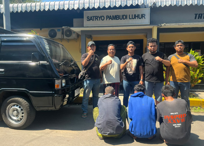 Apes! Aksi Komplotan Maling Sapi di Tutur Berakhir di Tangan Polisi