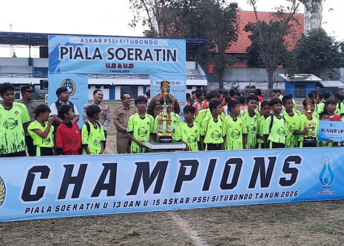 Kawinkan Gelar Juara, SSB PGMS Rajai Piala Soeratin Situbondo 2026