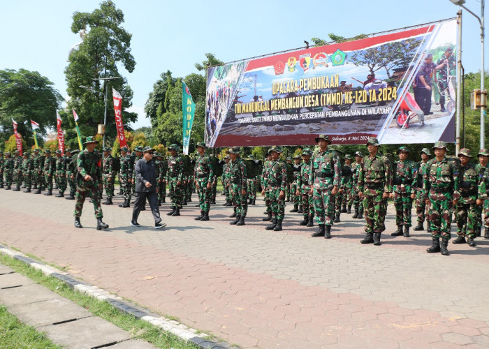 TNI dan Masyarakat Bersatu, Bangun Desa dalam TMMD Ke-120 Tahun 2024 Kodim 0816/Sidoarjo