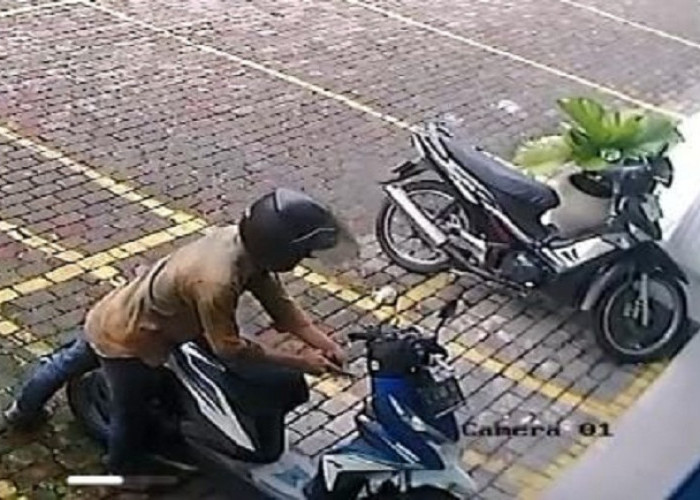 Dua Kali Beraksi, Pelaku Curanmor Gasak Motor Karyawan Apotek di Surabaya