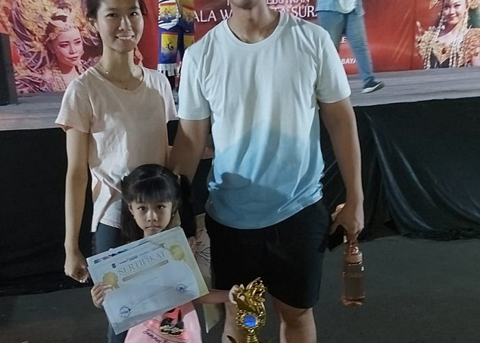 Kylie Kristalle Raih Juara 1 Lomba Mewarnai Surabaya Fashion Festival 2026