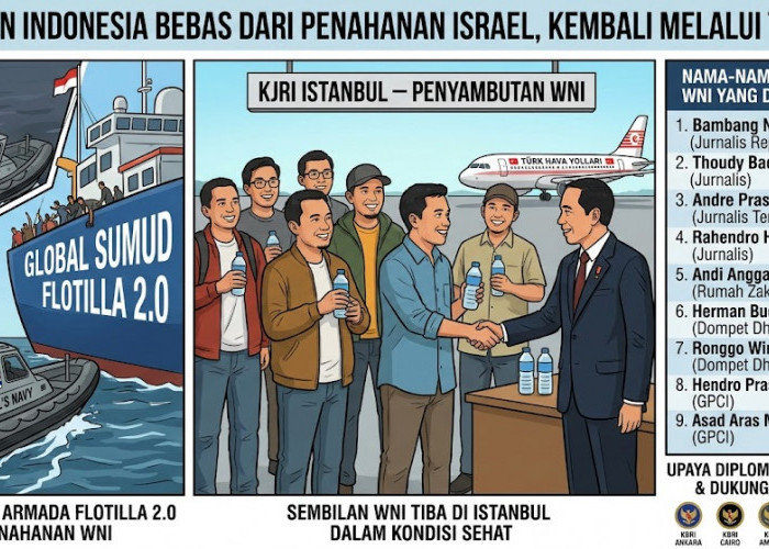 Sempat Ditahan Israel, 9 WNI Relawan Gaza Berhasil Dievakuasi ke Türkiye, Pemerintah Kawal Pemulangan