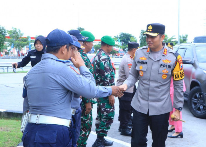 Kapolres Ngawi Tinjau Pos Pelayanan Operasi Lilin Semeru 2025 