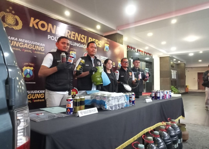 Gas 3 Kg Disulap Jadi Portable, Polres Tulungagung Bongkar Aksi Suntik Elpiji