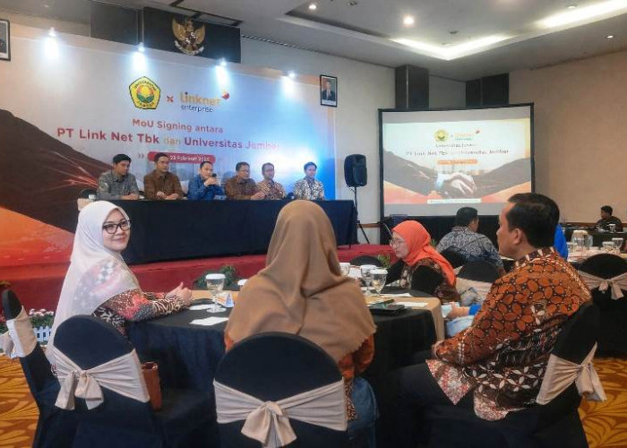 Linknet dan Universitas Jember Teken MoU Smart Campus Berbasis AI 