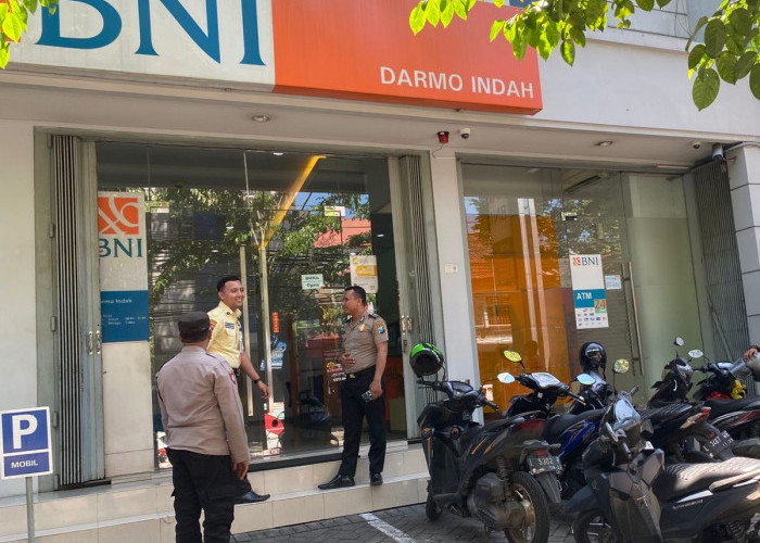 Patroli Kota Presisi, Polsek Tandes Sambangi Perbankan Pastikan Keamanan Nasabah