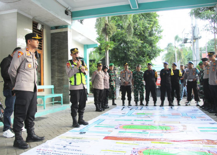 Ratusan Personel Gabungan Berhasil Amankan Pertandingan Persik Kediri