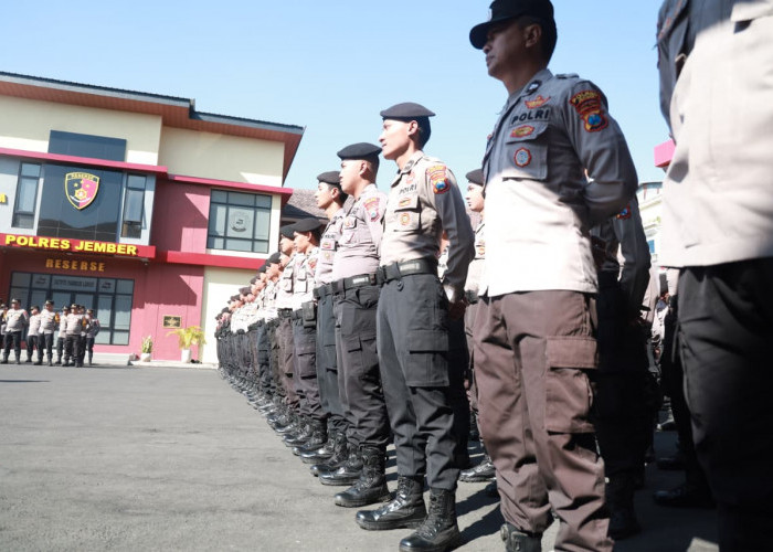 Jamin Rasa Aman Warga, Kapolres Jember Ingatkan Anggota Hadir dengan Hati dan Sikap Humanis