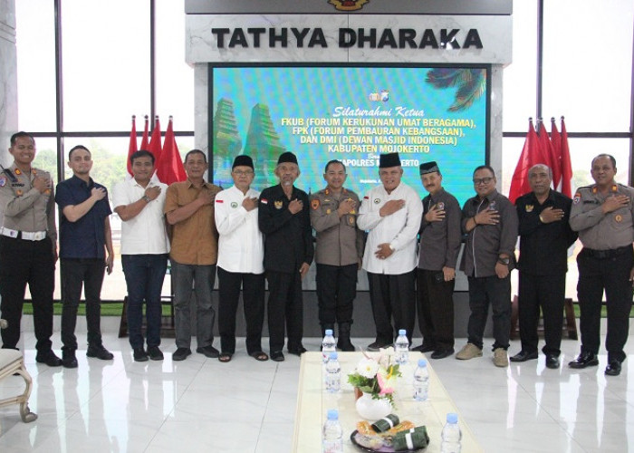 Kapolres Mojokerto Perkuat Sinergitas Bersama FKUB, FPK dan DMI untuk Jaga Kondusivitas Daerah