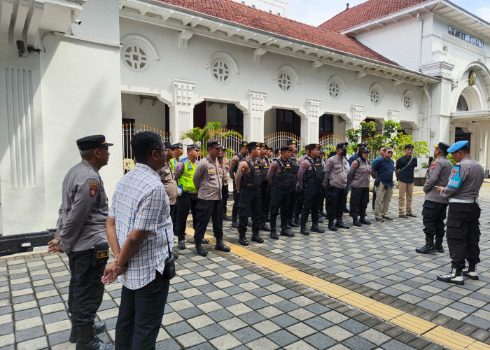 Amankan Sidang di PN Surabaya, Polsek Sawahan Kerahkan 45 Personel Gabungan