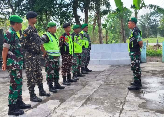 TNI dan Banser Kedungjajang Lumajang Gelar Patroli Bersama Jaga Kamtibmas