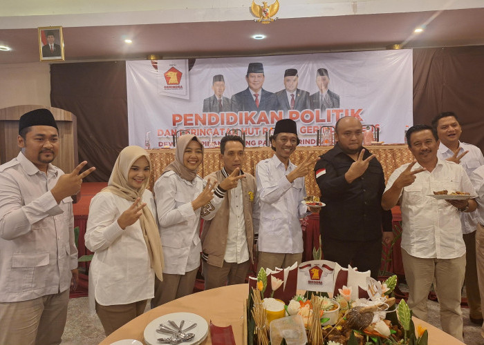 HUT Gerindra ke-16, Prabowo Presiden Satu Putaran Bergema di Blitar