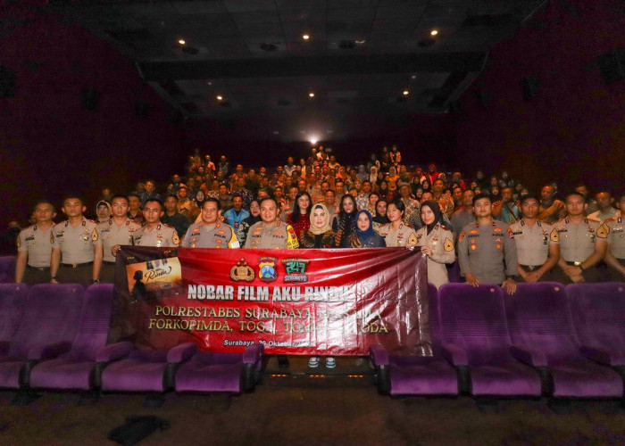 Polrestabes Surabaya Ramaikan Nobar Film 