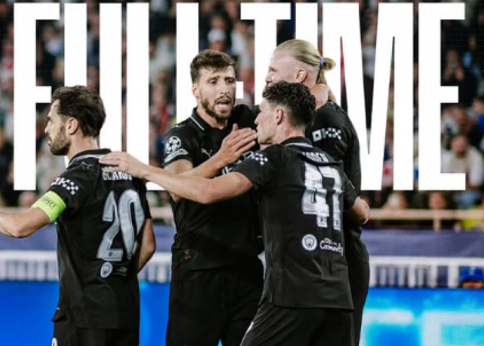 Manchester City Gagal Amankan Kemenangan, Ditahan AS Monaco 2-2 di Liga Champions