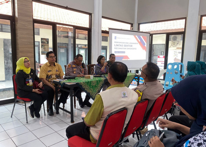 Polsek Simokerto Hadiri Rapat Lintas Sektoral Bahas Kesehatan dan Kamtibmas
