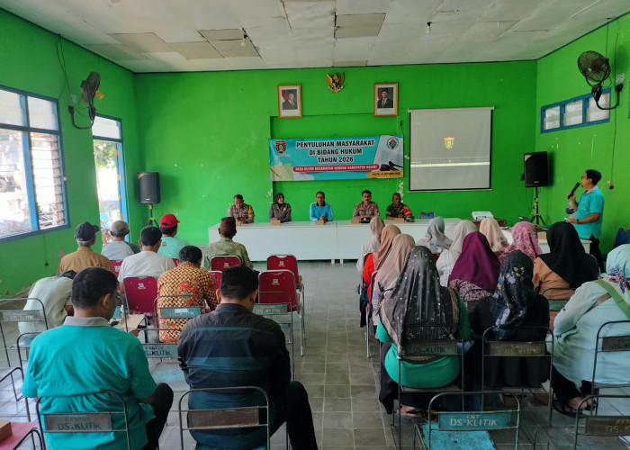 Tingkatkan Kesadaran Hukum, Polsek Geneng Edukasi Kader PKK Lewat Kadarkum