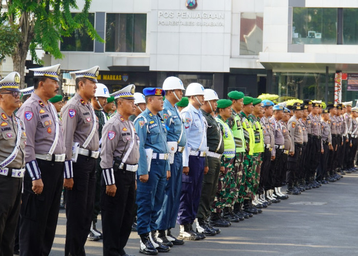 Polrestabes Surabaya Gelar Pasukan Operasi Zebra Semeru 2024